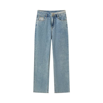 Semir 2025 Women Jeans Autumn New High-waisted Wide-leg Pants All-match Trousers for Women