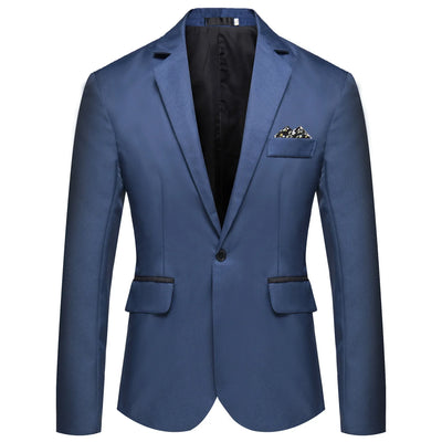 2025 Men's Formal Office Blazer Jacket Suits Solid Fashion Wedding Dress Suit Jacket Coat Male Oversized Casual Blazer Hombre - Elanique