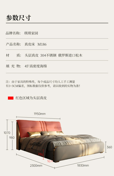 Luxury Double Bed Modern Sofa Design Simple Princess Sleeping Massage Bed Leather Headboards Muebles Lounge Suite Furniture