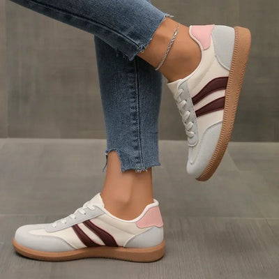 Women Designer Sneakers 2025 New Round Head Deep Mouth Light Sneakers Breathable Casual Versatile Sneakers Zapatos De Mujer