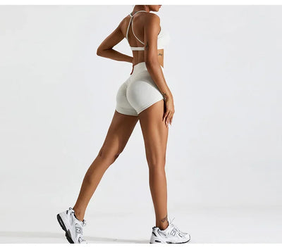 Sexy Scrunch Sports Bra Gym Top Women Running Back Cross Top Women Sportswear Yoga Underwear Fitness Workout Yoga ClothingWomen
