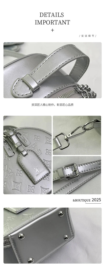 Designer Crossbody Bag Women's Luxury Leather Handbag Convertible Shoulder Purse Ladies Tote Bag For Office & Special Events