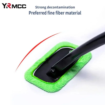 Car Window Cleaning Brush Windshield Wash Tool Inside Interior Long Handle Cleaner Brush Kit Wash Tools for Auto Accessories