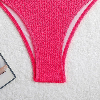Sexy Women's Swimsuit 2025 Summer Bikini Two-piece Swimwear for Woman Beachwear Halter Bikinis Sets Swimming Beach Bathing Suits