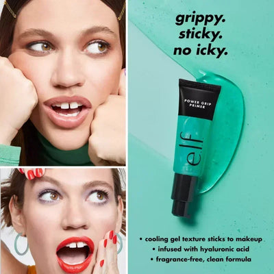 Elf Power Grip Primer Gel-type moisturizing face primer Firming makeup primer Light texture Beauty makeup strong makeup primer