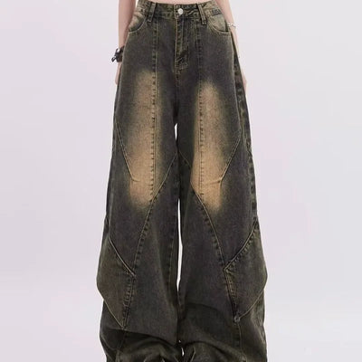 Women's Spring Autumn Cool Denim Coat Pants Two Piece Set Lady Casual Jacket Trousers Outfits 2025 New Punk Tops Jeans Suits