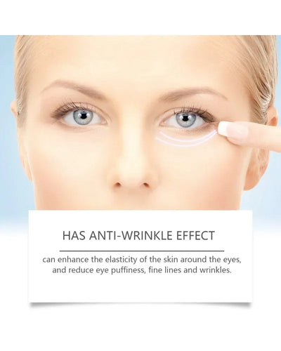 5% Caffeine Eye Serum Nourishing Moisture Under Eye Roller Cream 360° Massage Firming Serum For Dark Circles and Puffiness