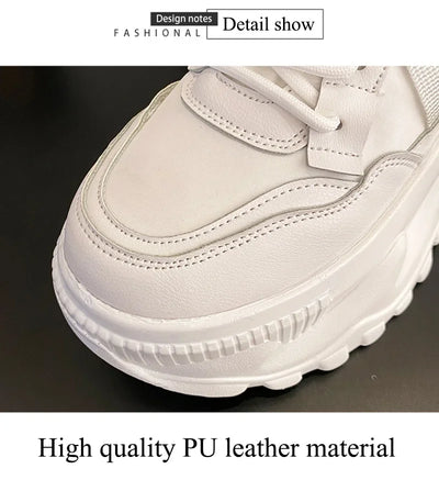 Women's Boots Platform Luxury Designer Shoes for Women  Lace Up Chunky Shoes Breathable Comfort  Ankle Boots Botas De Mujer