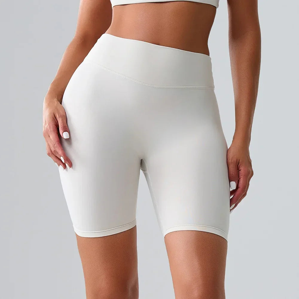 Women Sports Biker Shorts Women High Waist Yoga Shorts Cycling Shorts Push Up Fitness Leggings Tummy Control Yoga Slim Shorts