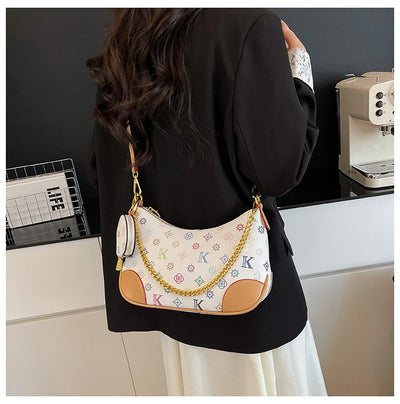 Famous Designer Elegant Handbags Leather For Women, Ladies Crossbody Shoulder Bag Classic Popular And Lightweight For Shopping