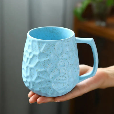 Ceramic Mug with for Home Use High Aesthetic Value for Breakfast Couple's Water Cup Design