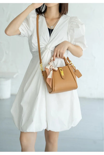 Women's Natural Cow Genuine Leather Shoulder Bag Female High Quality Luxury Designer Handbags Ladies Fashion Tote Crossbody Bags