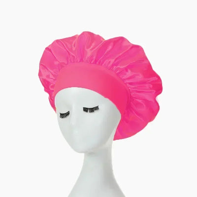 Women's Silk Bonnet for Sleeping Double-layer Adjustable Hood Capbath Cap Chemotherapy Cap Styling Cap Hair Wrapping Tool