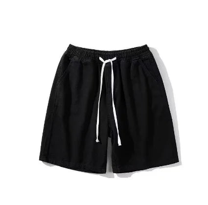 Summer men's seven inch jeans fashion design men's jeans slim fit straight leg short jeans casual loose wide leg denim shorts