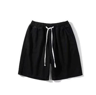 Summer men's seven inch jeans fashion design men's jeans slim fit straight leg short jeans casual loose wide leg denim shorts