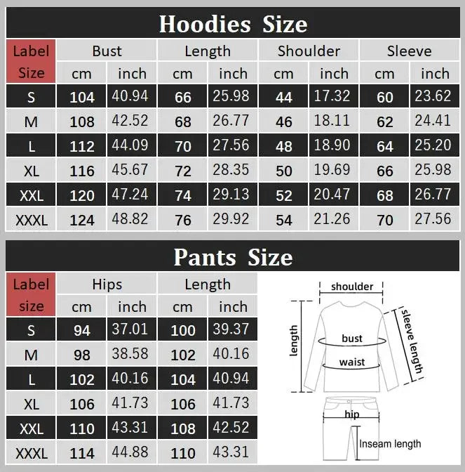 Women TrackSuit Aesthetic Designer Clothes Autumn Winter High quality Hoodies Sweatshirts Sweatpants Sportwear Woman Pants Sets