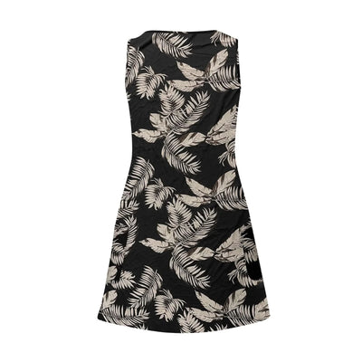 Floral Print Dresses For Women Summer Sleeveless V Neck Boho Beach Dress Vestidos Ladies Vacation Dresses Vestidos Femenino