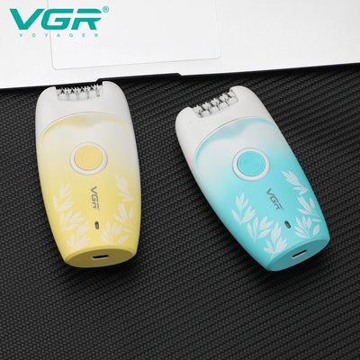 VGR 738 Women's Epilators Metal Hair Removal Machine Woman Usb C Shaver Woman Electric Finich Touch 37