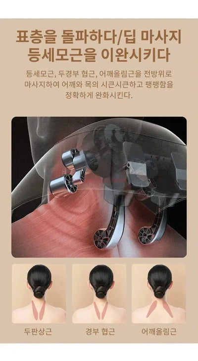 Shoulder And Neck Massager Korea 26 Bldc Massager Shoulder And Neck Multifunctional Kneading Hot Compress Massage Shawl