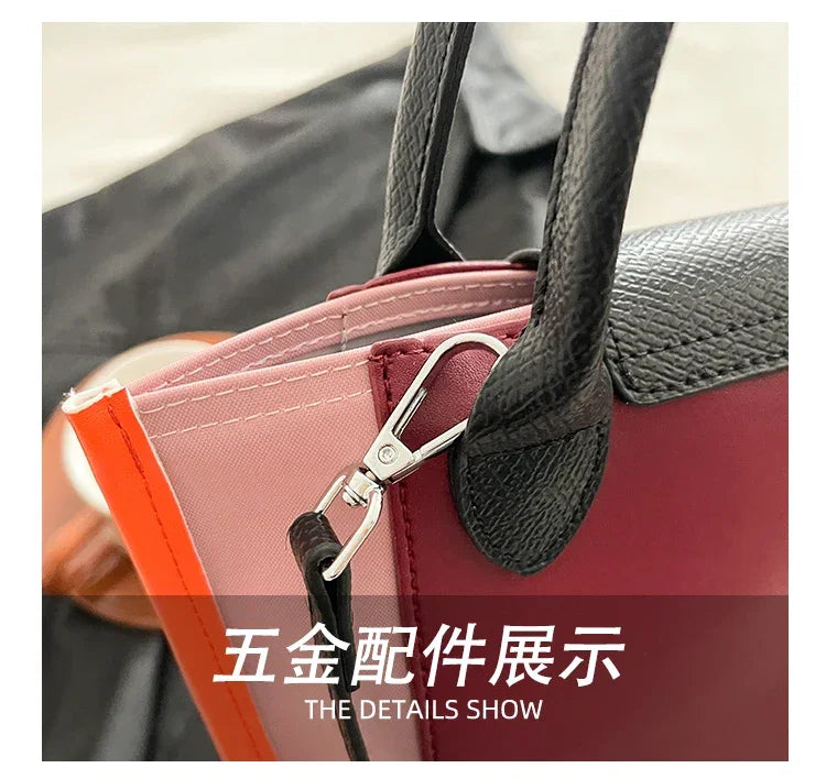 Luxury Leather Shoulder Purse Women's Crossbody Bag Elegant Designer Handbags Classic Tote