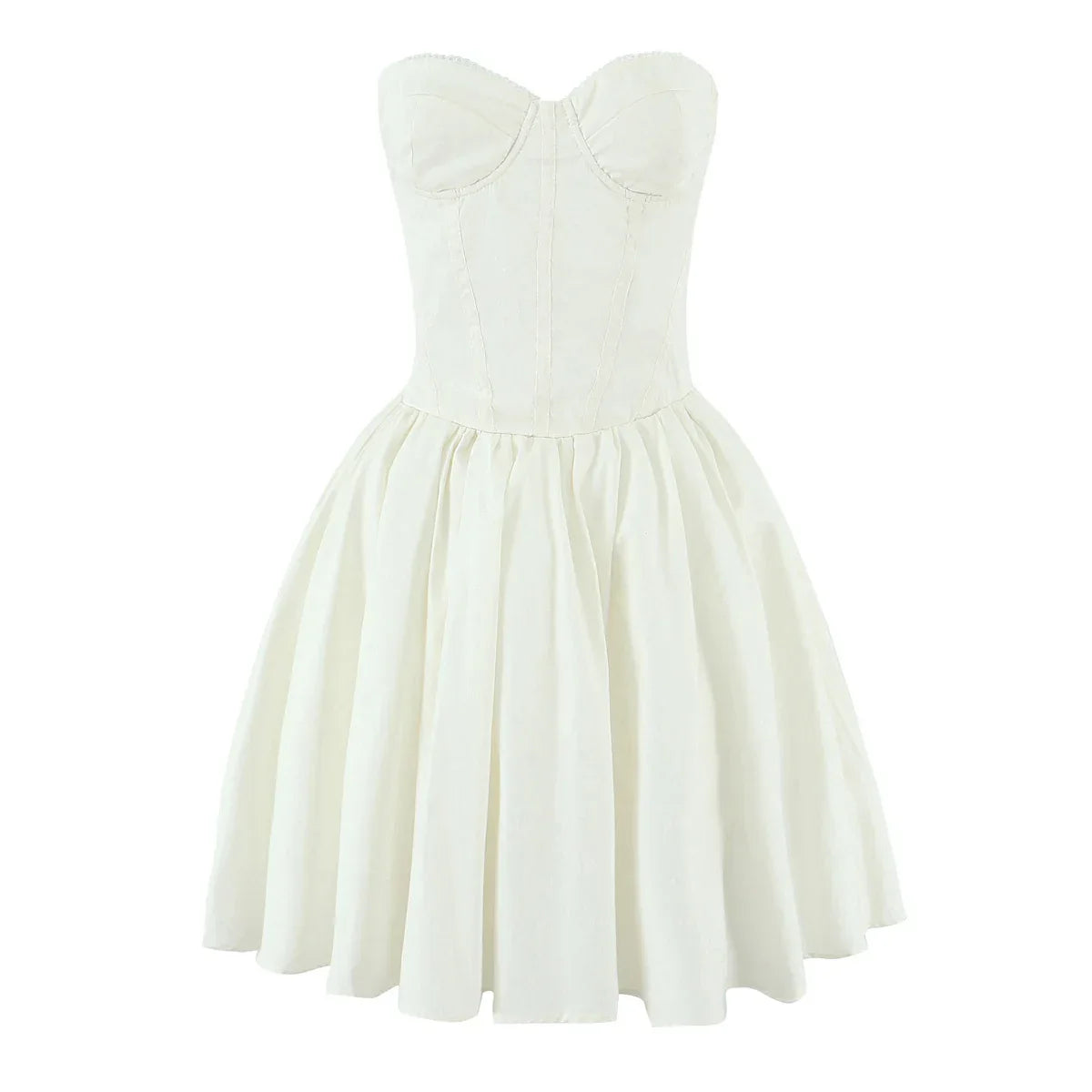 Luxury dresses women 2025 Summer dresses for women evening party dresses bodycon white mini dress elegant ruffle dress tube top