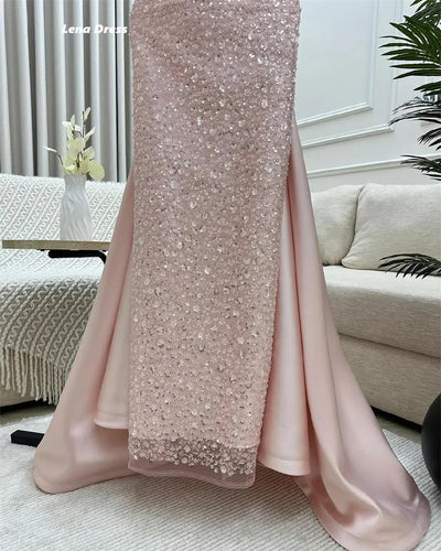 Lena Robe Soiree Custom Made Evening Dresses Woman Elegant Party Dresses for Women 2025 Pink Women's Prom Dress 2025 Mermaid
