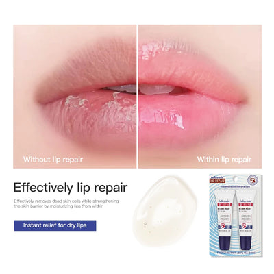 2pcs/Lot Moisturizing Lip Repair Gel Instant Relief For Dry Lips Liquid Lip Balm Paraben Free Lip Care Product Reduce Lips Line