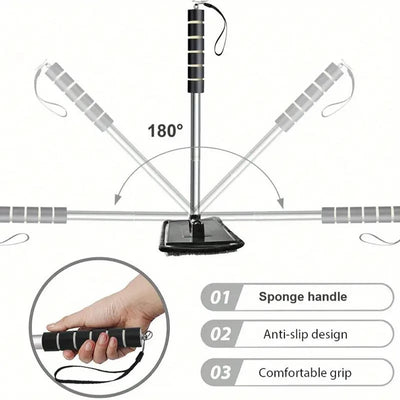 Automobile Glass Cleaning Tools Telescopic Auto Windshield Water Scraping Auto Cleaning Tools Window Cleaning Brush Clean Wiper