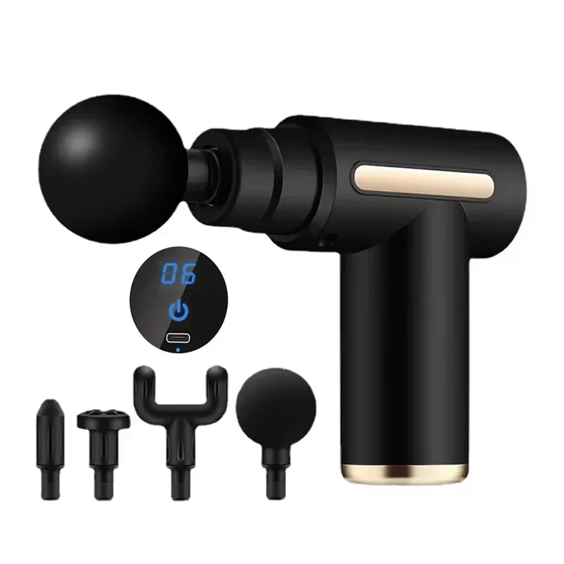 Fascia gun muscle relaxation massager smart mini full body massage impact gun portable small electric full body massage gun
