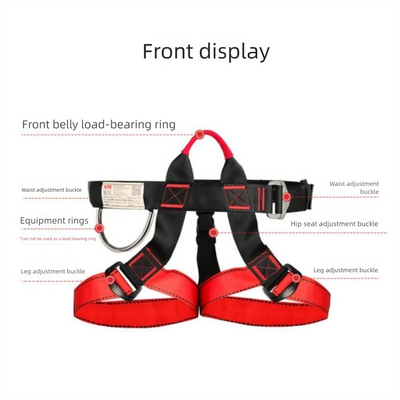 Waist Support Outdoor Sports Harness Strong Safety Rock Climbing Harness Stable High Capacity Climbing Half Body Safety Belt