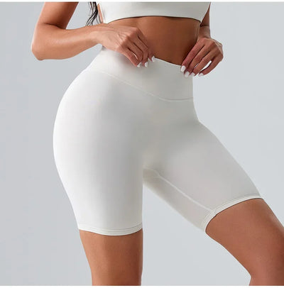 Women Sports Biker Shorts Women High Waist Yoga Shorts Cycling Shorts Push Up Fitness Leggings Tummy Control Yoga Slim Shorts