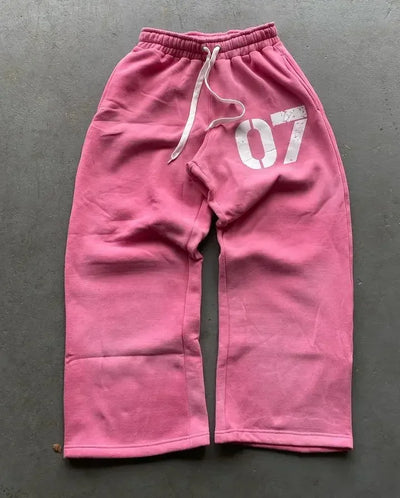 Y2k Zipper Hoodie Two Piece Set Hip Hop Digital Print Hooded Women Clothes Sweatshirts Drawstring Casual Sports Pant Streetwear