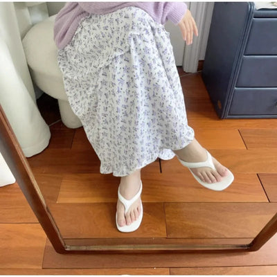 Women High-heeled Slippers 2025 Summer Clip Toe Flip Flop Fashion Pumps French Wedge Sandals Square Toe Ladies Shoes Sandalias