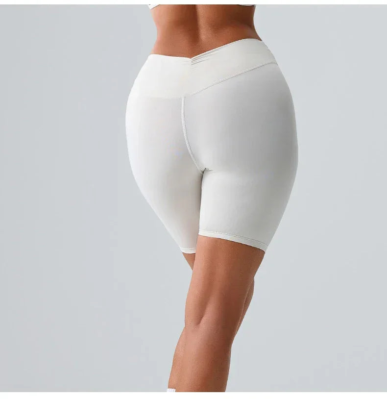 Women Sports Biker Shorts Women High Waist Yoga Shorts Cycling Shorts Push Up Fitness Leggings Tummy Control Yoga Slim Shorts