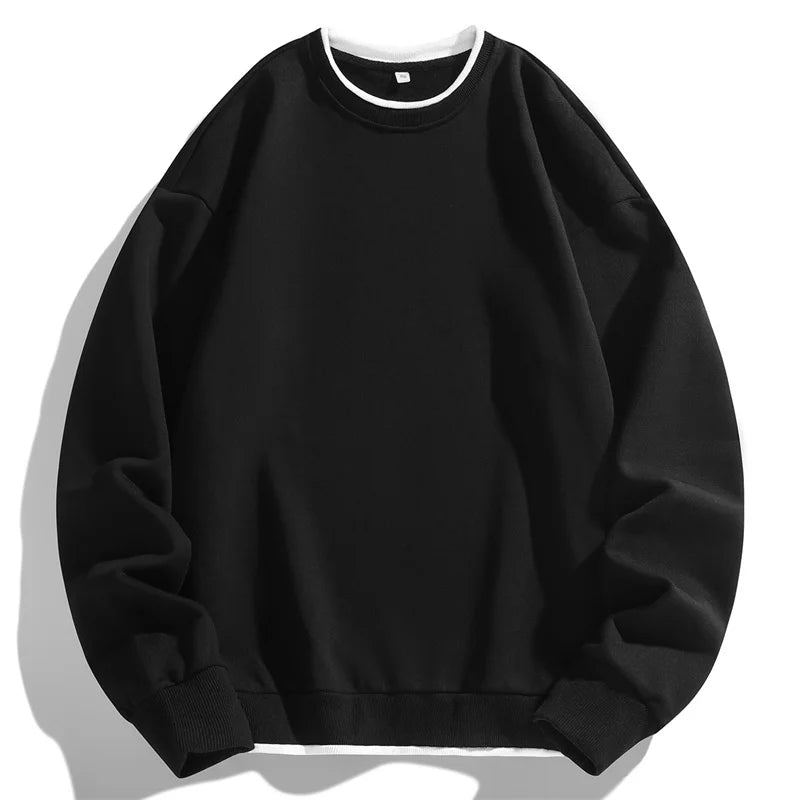 Men's Hoodie Sweatshirt Big Size Loose Plus Size Pullover Long Sleeve Sport Tops Men Oversized Clothing Sweatshirts Plus Size