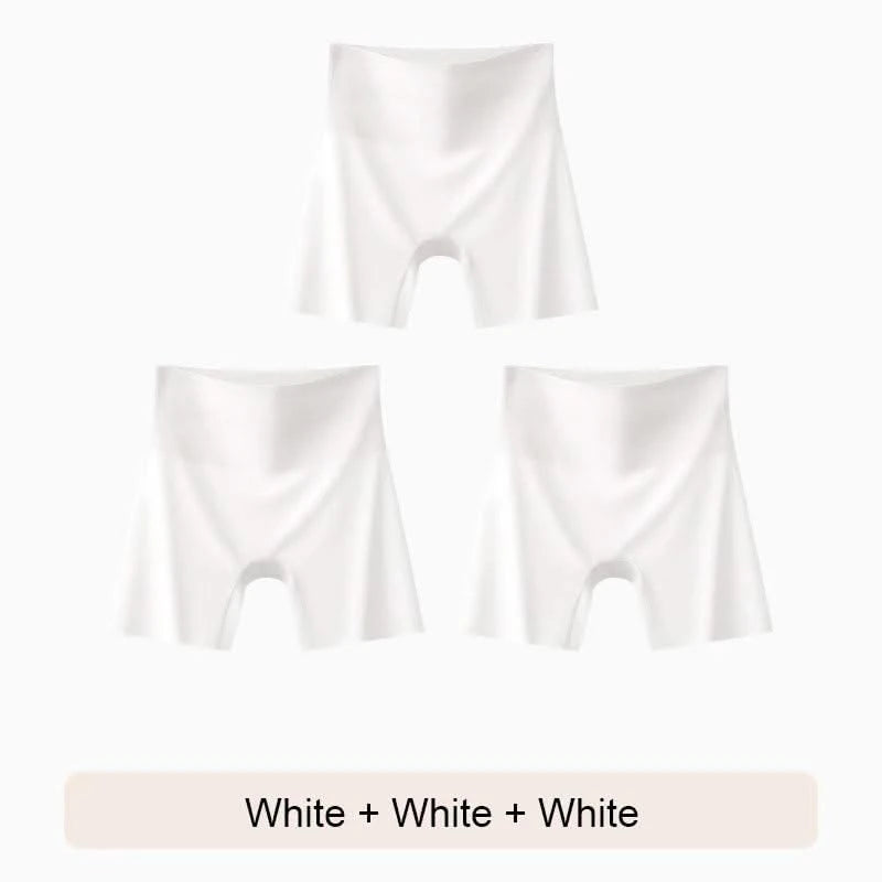 Female Boxer Shorts Plus Size Shorts Ice Silk Underwear for Women Women Seamless Panties Safety Short Pants Woman Girdle Brief