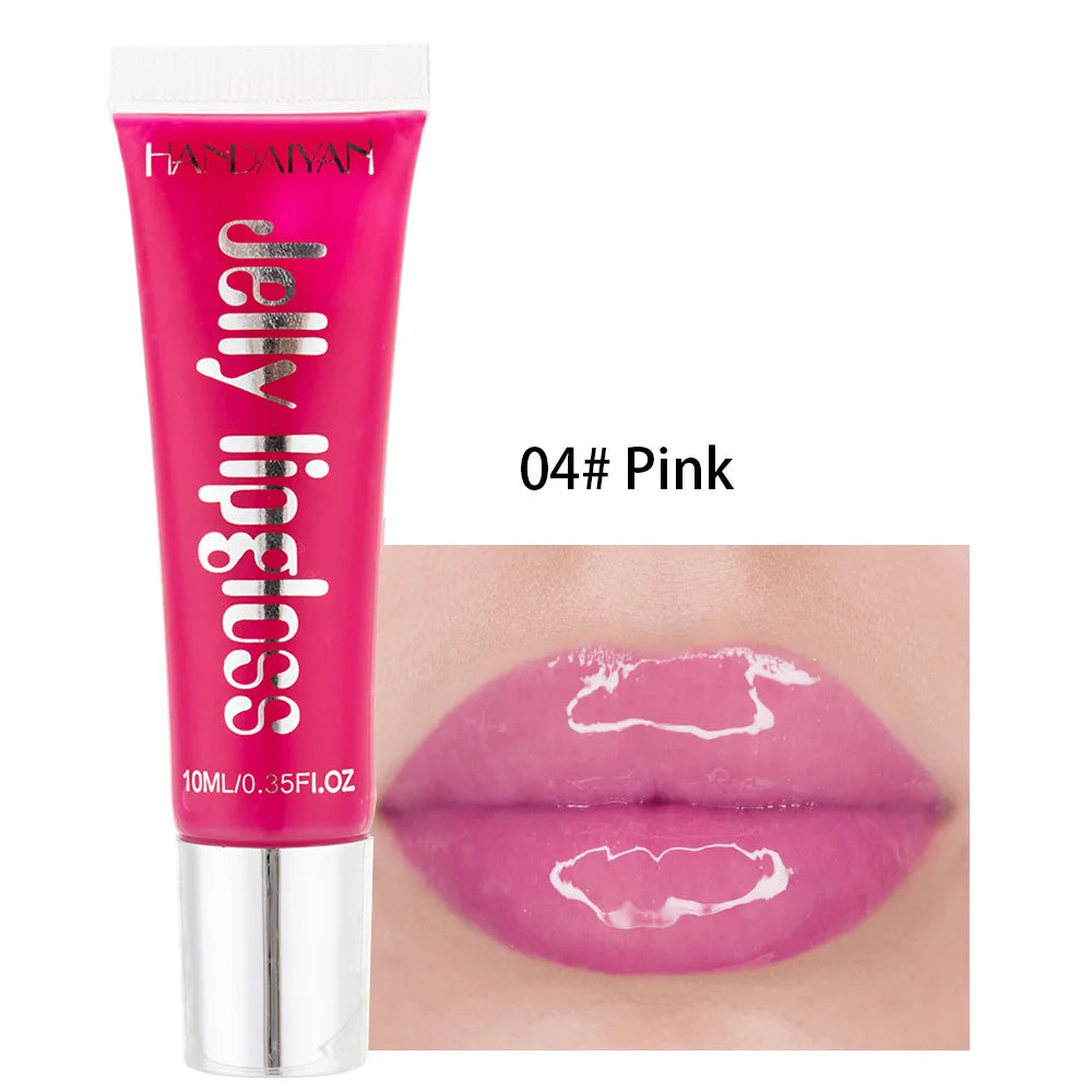 Candy Shades Moisturizing Lip Gloss Lip Oil Makeup Shinny Nutritious Liquid Lip Glosses Cherry Jelly Oil Clear Lipgloss