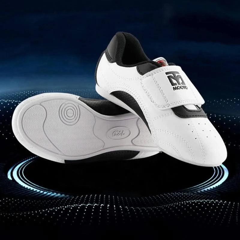 Children Taekwondo Shoes Men's Breathable Kids Martial Arts Karate Kung Fu Shoes Gym Fitness Workout Sports Body Building Wushu
