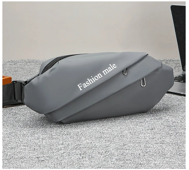 Men’s Fashion Crossbody Casual Bags Unisex Fashion Shoulder Bag Adjustable Strap Durable Daily Use Sling Bag