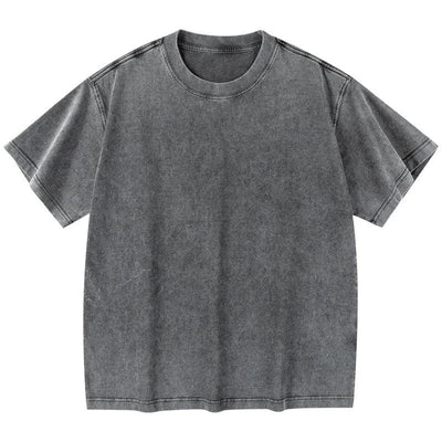 Men's Women Washed Vintage T-Shirts Street Hip Hop