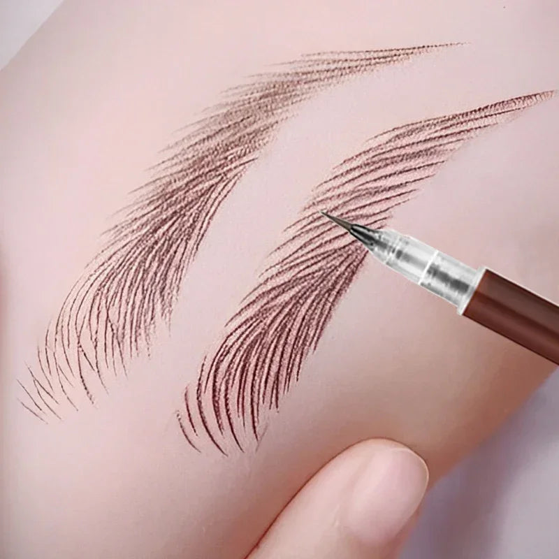 0.01mm Ultra Fine Eyebrows Pencil Waterproof Long Lasting No Blooming Eyeliner Lying Silkworm Pen Easy To Color Eye Makeup Tools