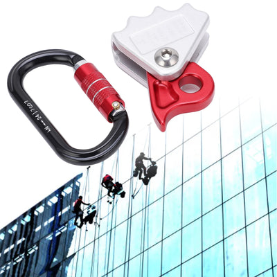 Rope Grab High Strength Safe Easily Use Slide Light Practical Lanyard Arborist Gear Kit for Mountaineering Climbing Rope Grabber