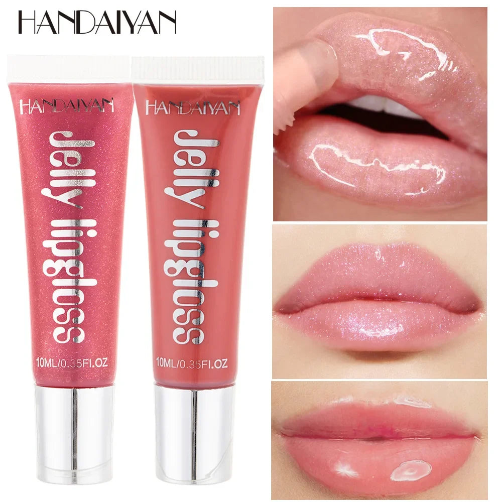 Candy Shades Moisturizing Lip Gloss Lip Oil Makeup Shinny Nutritious Liquid Lip Glosses Cherry Jelly Oil Clear Lipgloss