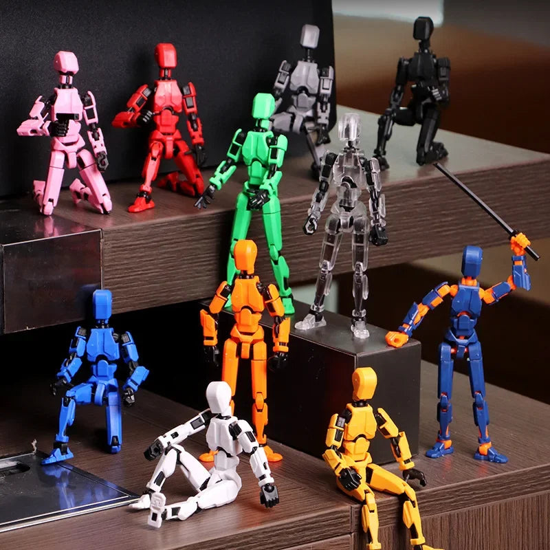 Multi-Jointed Movable Shapeshift Robot 3.0 3D Printed Mannequin Dummy 13 Action Figures Toys Kids Adults Parent-children Games