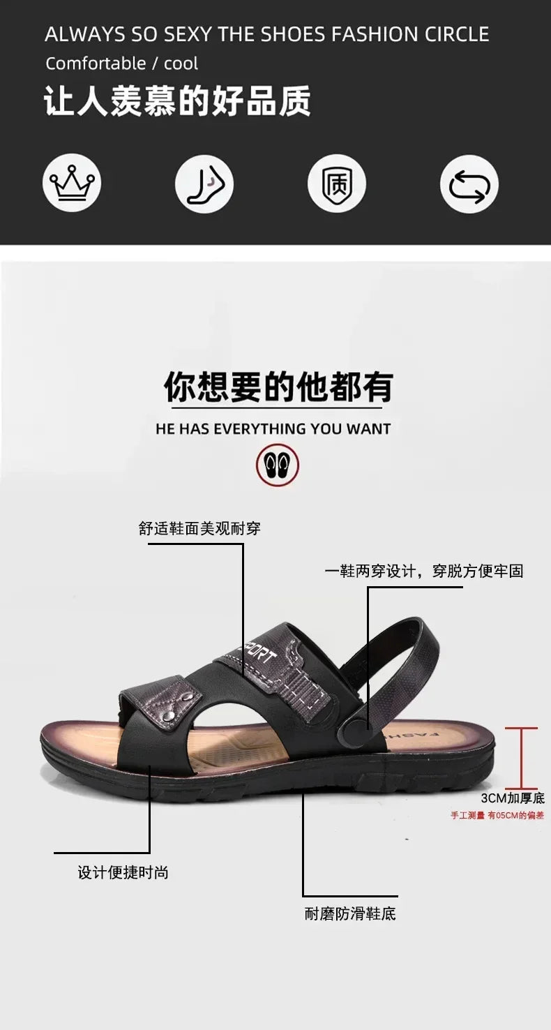 Shiatsu Slippers for Men Cheap Shoes Man Summer Slippers Replicas Luxury Brands Shoes Men Sandals 2024 Trending Flat Sandal Mens