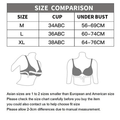 Women's Full Cup Seamless Bras Wide Straps Adjustable Underwear Women Big Breasts Bra Female No-wire Trace-Free Underwear