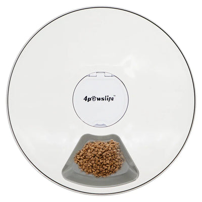 Pet Automatic Feeder Food Timing Dispenser Portion Control Detachable Dogs Cats Anti Slip With Voice Recorder Dry Wet Food