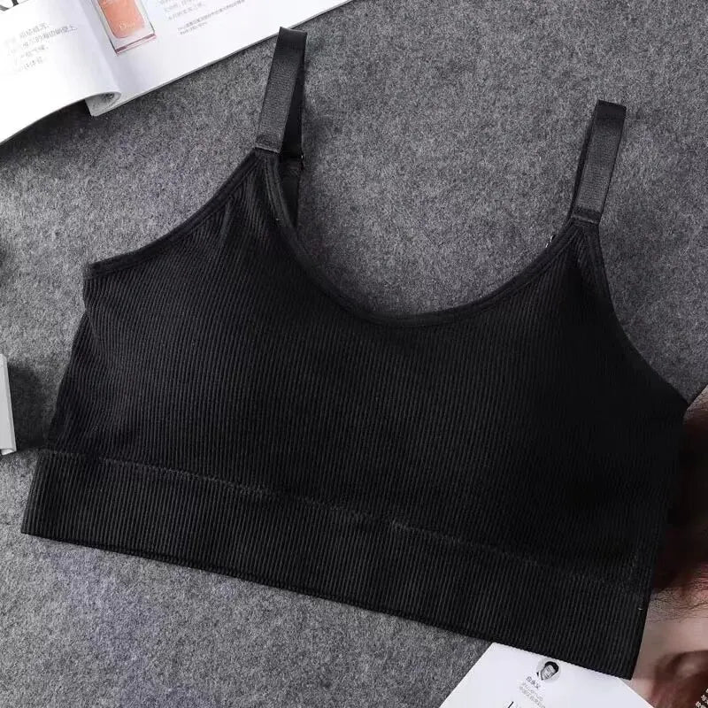 Women Seamless Brassiere Bra Full Cup Breathable Bralette Wire Free Comfort Sleep Bra Running Fitness Top High Quality Sport Top