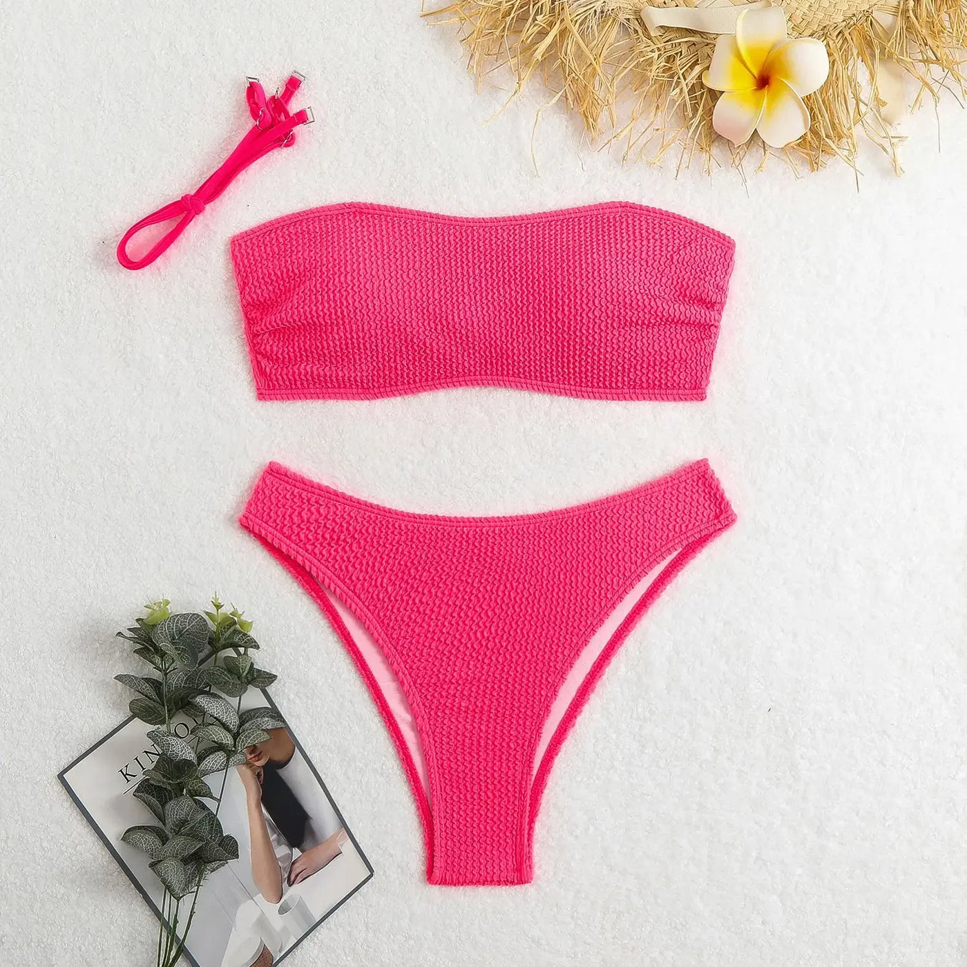 Sexy Women's Swimsuit 2025 Summer Bikini Two-piece Swimwear for Woman Beachwear Halter Bikinis Sets Swimming Beach Bathing Suits