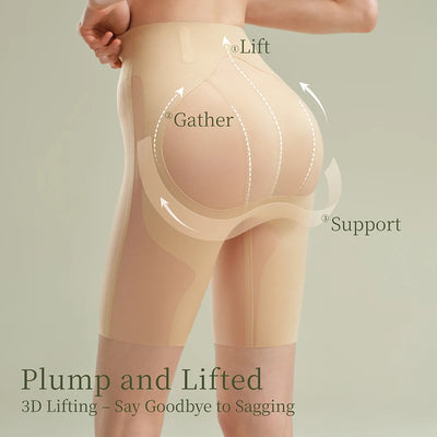 Women's Sexy Butt Lifting Shapewear Mid Waist Invisible Seamless Tummy Control Body Shaper Woman Safety Underwear N210